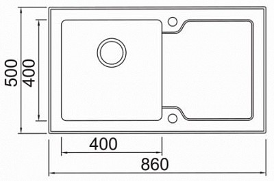 Кухонная мойка Seaman Eco Glass SMG-860B