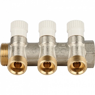 Коллектор распределительный 1", 3 отвода 3/4"ЕК (SMB 6851 013403) STOUT