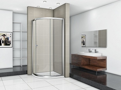 ДУШЕВОЙ УГОЛОК CEZARES PRATICO-R-1 90-C-Cr