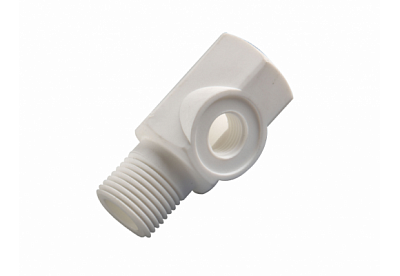 Тройник (адаптер) подключения 1/2" к водопроводу и 1/4" (пластик) АD-4PP-3W
