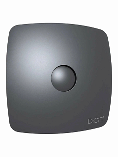 Вентилятор RIO 5C dark gray metal осевой с обр.клапаном (настенный,потолочный)