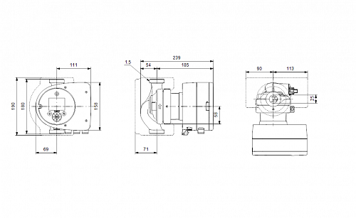 Насос Magna3 25-100 (1х230) 97924247