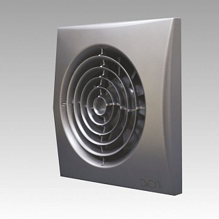 Вентилятор AURA 5C DARK GRAY METAL (настенный,потолочный,уровень шума 30б.) D125севой вытяжной(16)