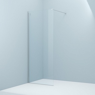 Душевая перегородка Walk In, хром 80x195, Slide, IDDIS, SLI8CS8i23