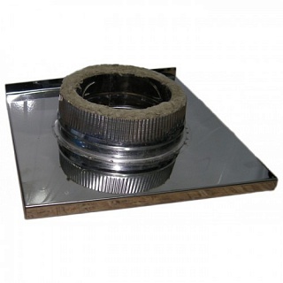 Монтажная площадка утепленная — К — 150 / 230 —нерж 1 мм / нерж 0,5 мм — с КО