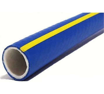 Шланг поливочный трехслойн. "AQUA FORCE"  (Soft touch-резина армированная ) 3/4", пищевой (бухта 25 м) 4атм, от -50 до +90 С