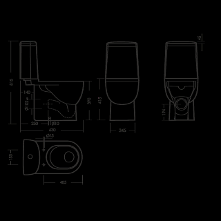 Унитаз-компакт "FESTComfort " в компл. сиденье мультилифт  б/съем (Самара) 