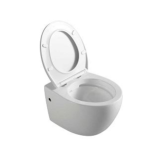 Унитаз подвесной безободковый Vincea "INTERO" белый .сиденье slim м/л  VT1-21 ВЫГОДА!!