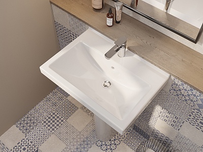 Умывальник с пьед."Визит" 55см (Воротынск)