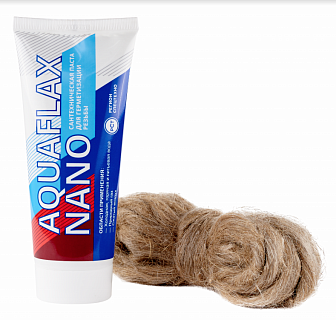 Паста уплотнительная  Aquaflax nano 80г.+лён евро 20г  (61008)