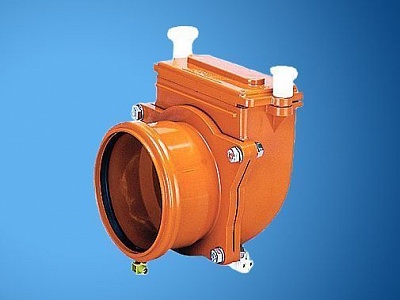 HL 710.0 механ. канализ. затвор с запир. засл DN 100 ( для колодца)