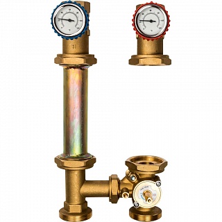Насосная группа  с 3-х ходов. приводн. смес. 1 1/4" без насоса DN 32,39 kW (SDG-0007-003201) STOUT
