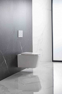 Унитаз подвесной AQUATEK ЛИБРА безободковый сид.slim с м/л  AQ0530N-00
