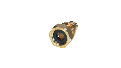 Штуцер с нак. гайкой латунный 20x1/2'  (HFWQE00040) Hipex (30)