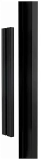 Дверь для душа VINCEA Slim Soft 1,3 м черный/прозрачное 6мм Easy Clean VDS-1SS130CLB