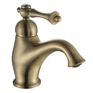 Смеситель д/раковины ROSE бронза R0101Q