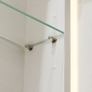 Зеркало-шкаф 40 "MARINO-40" с LED подсветкой и сенсорным выключателем SPC-MAR-400/800-1A-LED-TCH BELBAGNO