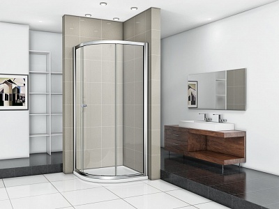 ДУШЕВОЙ УГОЛОК CEZARES PRATICO-R-1 90-C-Cr