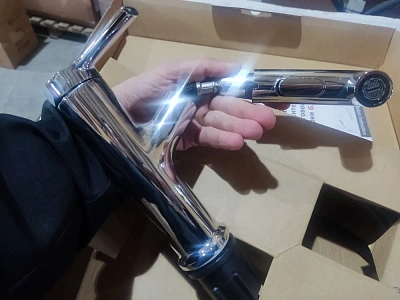 Смеситель д/раковины G-lauf (GOG10-A012) ф35 вытяжной излив