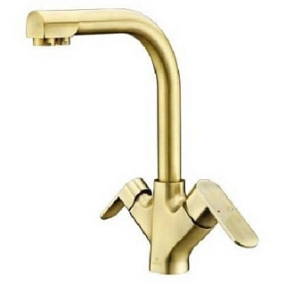 Смес д/кухни Kaiser Arena ф35 боковой под фильтр бронза (33066-1)