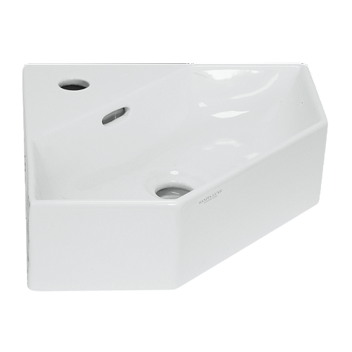 Умывальник накладной "Line" угловой  бел. (Самара) 