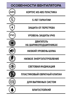 Вентилятор AEON 4С D100 с обратным клапаном (8)
