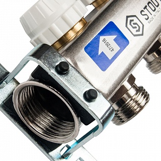 Коллектор 12-вых. нерж.ст. с расходомер. (SMS 0917 000012) STOUT