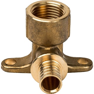 Угольник настенный проточный 16х1/2" бронзовый (10/060) (SFA-0040-001612)  STOUT