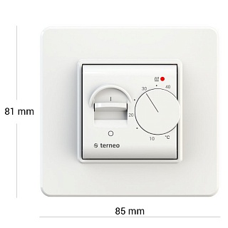 Терморегулятор Terneo MEX в подрозетник, теплый пол 10-40°C, AC230V, 16A, DS Electronics