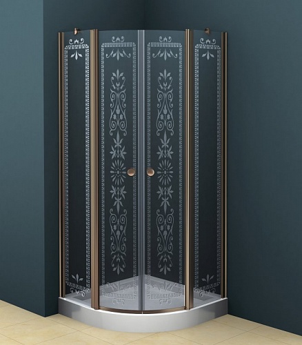 ДУШЕВОЙ УГОЛОК CEZARES ROYAL PALACE-R-2 100-C-Br