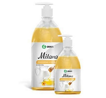 Крем-мыло д/мытья рук Milana "Молоко и мёд" 1л /6 ВЫГОДА