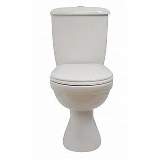 Унитаз-комп "Суперкомпакт" белый ВЫПУСК В ПОЛ  с сиден. и армат. (Ст.Оскол )