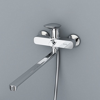 Смеситель для ванны с длинным изливом, Stone, IDDIS, STOSB00i10WA