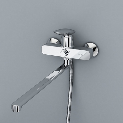 Смеситель для ванны с длинным изливом, Stone, IDDIS, STOSB00i10WA