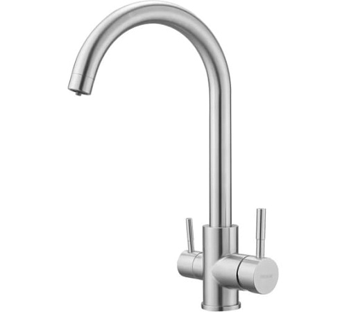 Смеситель д/кухни SHEVANIK с фильтром нерж S168B