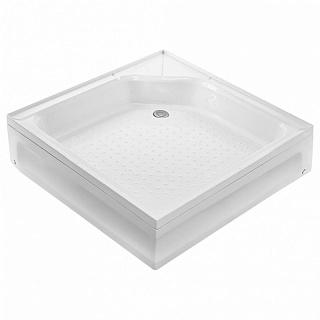 Поддон акриловый 0,8х0,8х0,24 S WEMOR квадратный + сифон