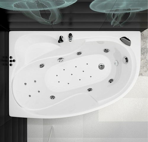 Ванна акриловая Николь,160х100 правая с фронтальным экраном  TRITON