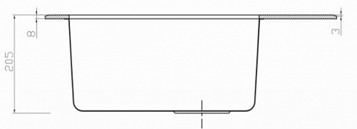 Кухонная мойка Seaman Eco Glass SMG-610W Gold (PVD)