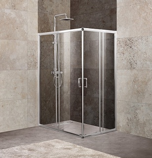 ДУШЕВОЙ УГОЛОК BELBAGNO UNIQUE-AH-21 100/115-75/90-P-Cr