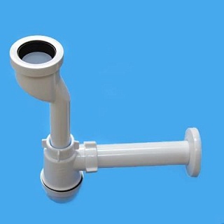 Сифон для ПИССУАРА с выходом на 40 и прямой трубой Ани пласт U0104 (30)