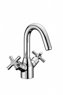 Смеситель д/умывальника "NEO" (2207С) 2хвент. повор.излив LEMARK 