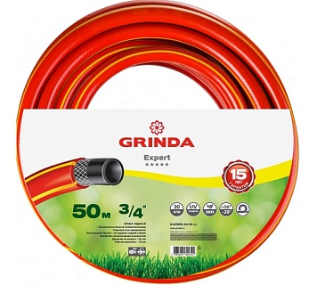 Шланг полив. Grinda EXPERT 3-х слойн., 30атм, армир. 3/4" - 50 м /бухта (8-429005-3/4-50_z02)