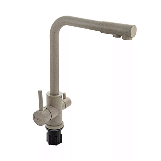 MAGNUS Смеситель д/кухни, Г-образный излив,под фильтр Т.КОРИЧНЕВЫЙ нерж. ст. марка 304, код: 91124