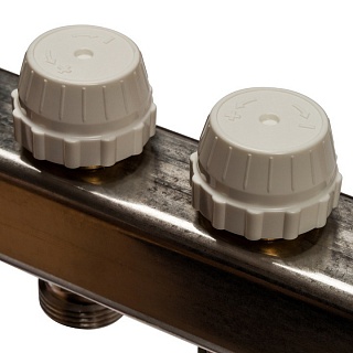 Коллектор 7-вых. нерж.ст. с расходомер. (SMS 0927 000007) STOUT