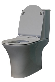 Унитаз-компакт Cerutti SPA "BERNINA" безободковый сид.дюропл. м/лифт CT7193  АКЦИЯ!!