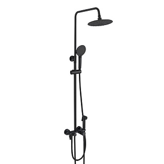 Душ.система Haiba HB24814-7 латунь черный с гиг.душем