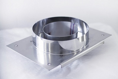 Монтажная площадка утепленная  К 180/250 нерж 1 мм (AISI 304) / нерж 0,5 мм КО 3/4