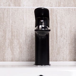 Смеситель д/умывальника "Elbe" (7403) 35мм черный WasserKraft