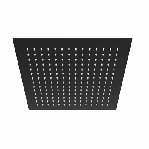 Лейка тропическая "Abens" (А162) черная квадрат 300х300 WasserKraft