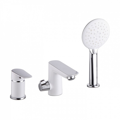 Смес. д/ванны Cloud CLOSB30i07 встраиваемый белый/хром